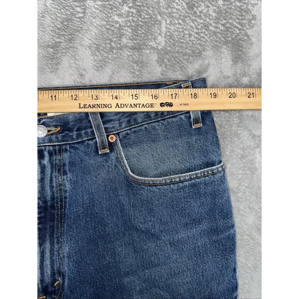 Vintage Levis 550‎ Jeans 38 x 34 Medium Wash Straight Blue Red Tab Denim